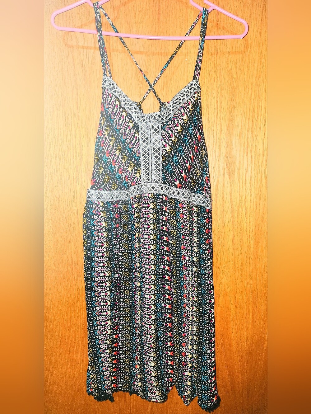 Colorful Tribal Print Summer Dress